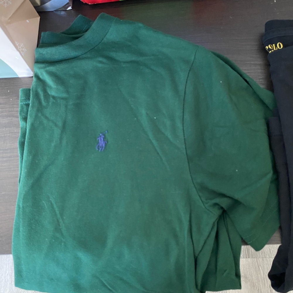 Polo shirts, worn twice